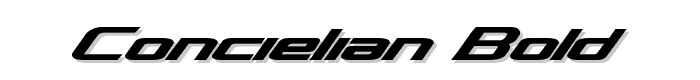Concielian Bold font